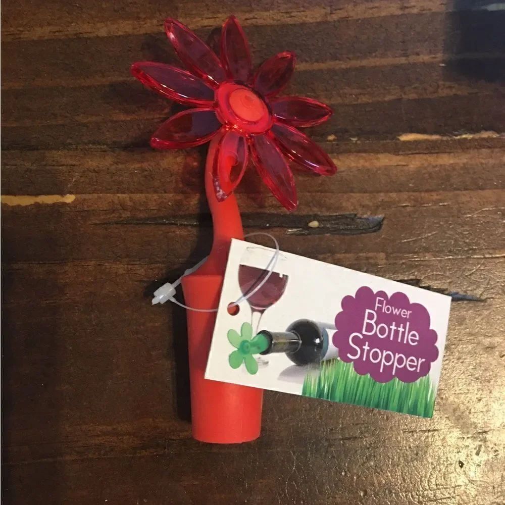 Flower wine bottle stopper cork